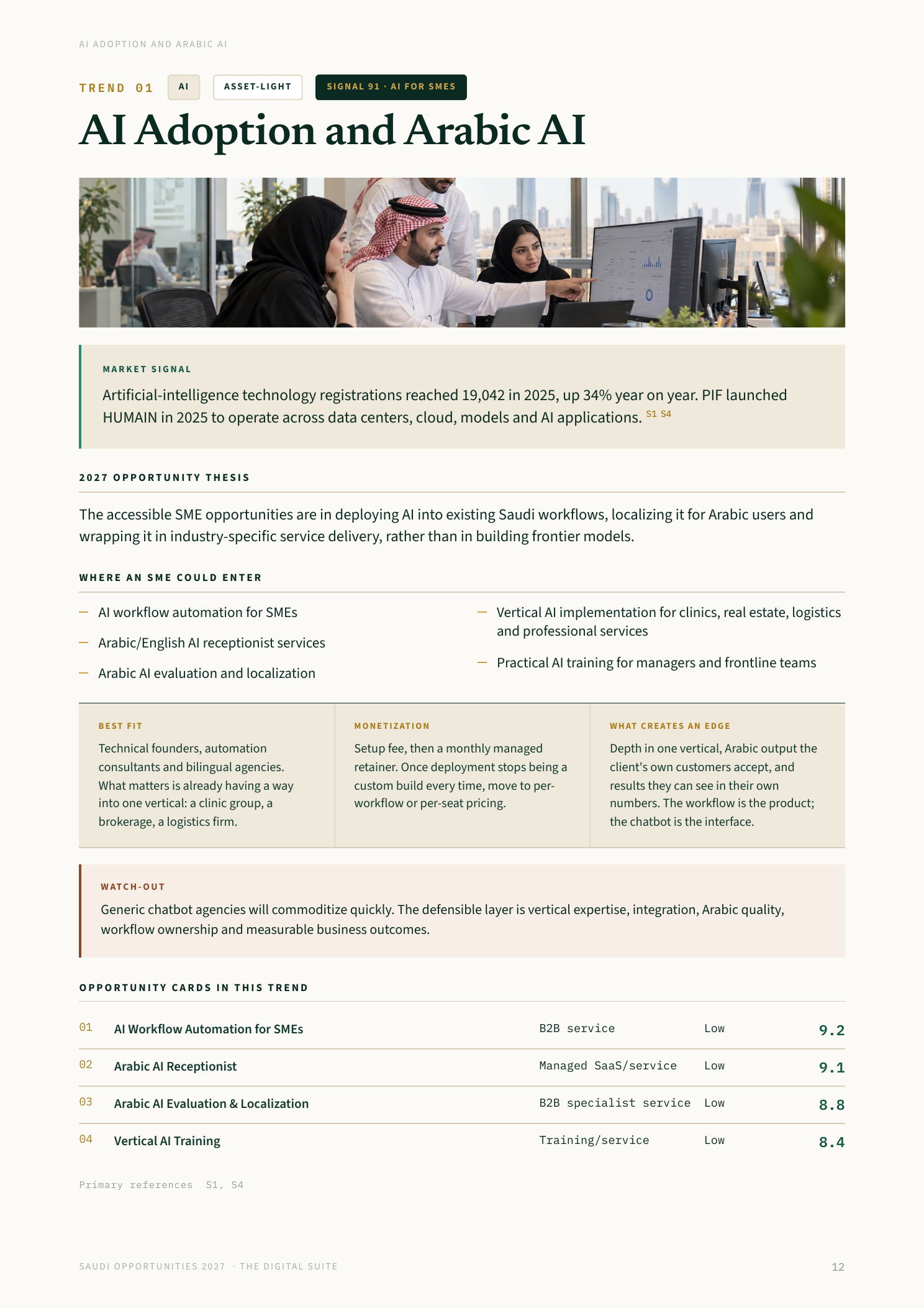 AI Adoption and Arabic AI trend chapter